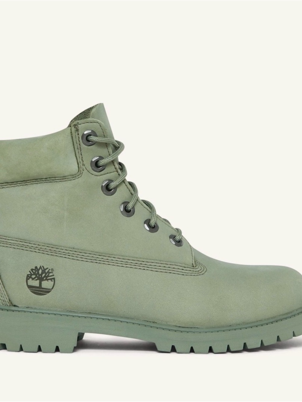 Timberland Women's Sage Green 6-Inch Lace-Up Boot